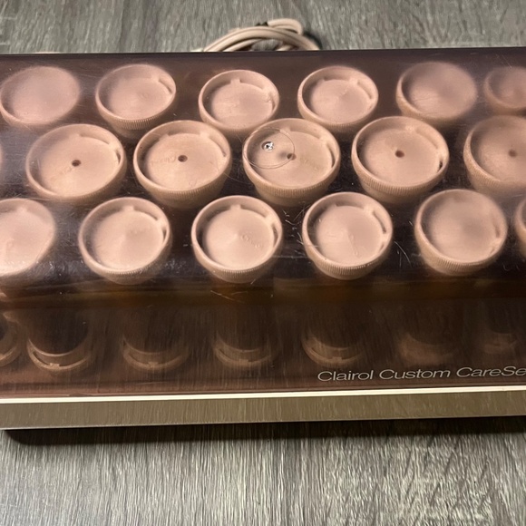 Vintage Clairol Custom Caresetter 20 Velvet KF-20‎ Hot Rollers NO Clips Works - Picture 2 of 6